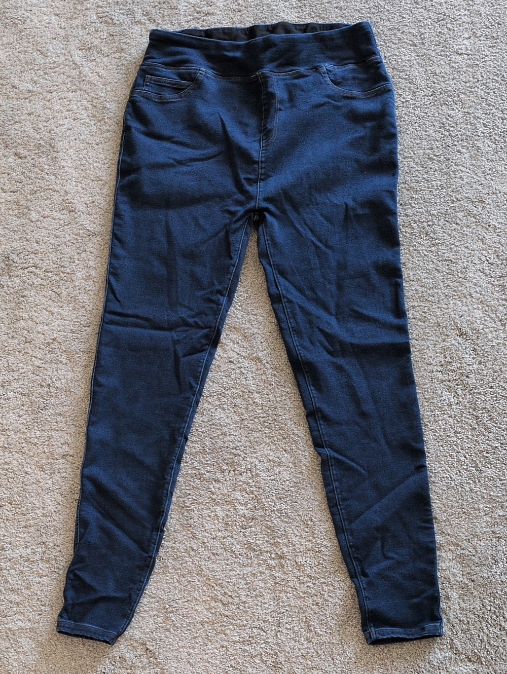 Assets By Spanx Dark Wash Denim Jeggings Size XL